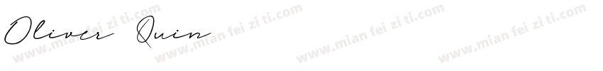 Oliver Quin字体转换